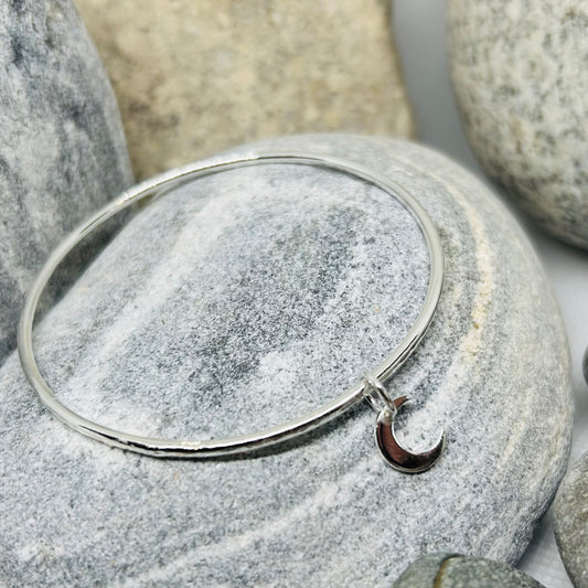 MOON CHARM BANGLE