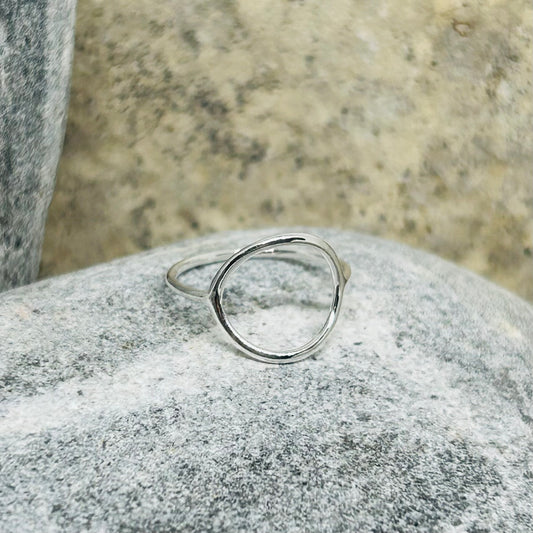 HALO STERLING SILVER RING