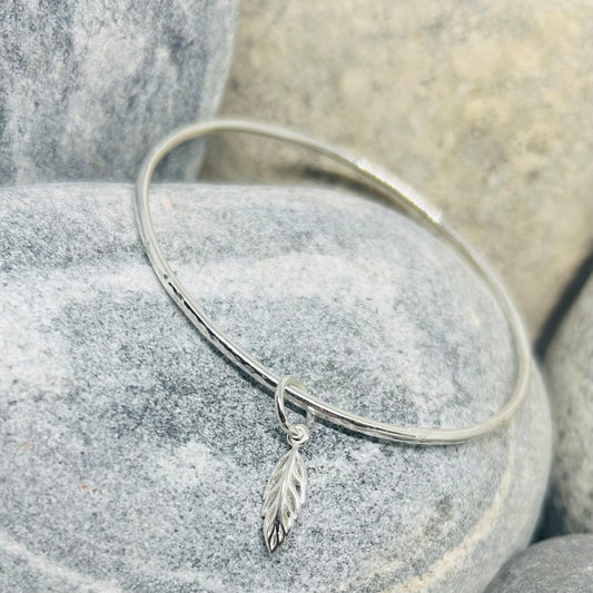 LEAF CHARM BANGLE